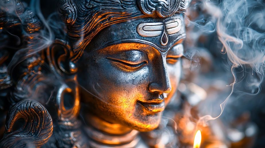 Printemps : Vasanta et Kamadeva au réveil de Shiva