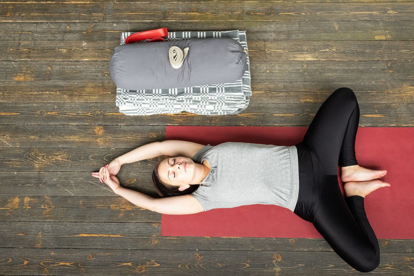 L'asana  Supta Baddha Konasana pas à pas