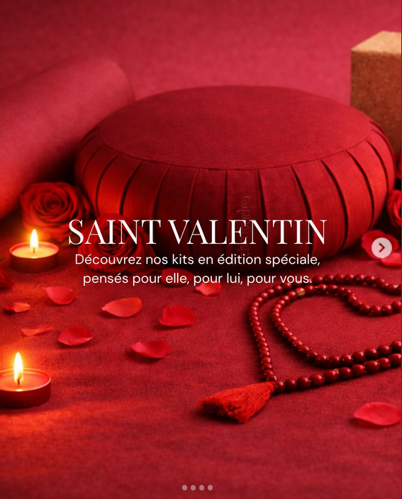 Décuvrez nos kits yoga pour la Saint-valentin