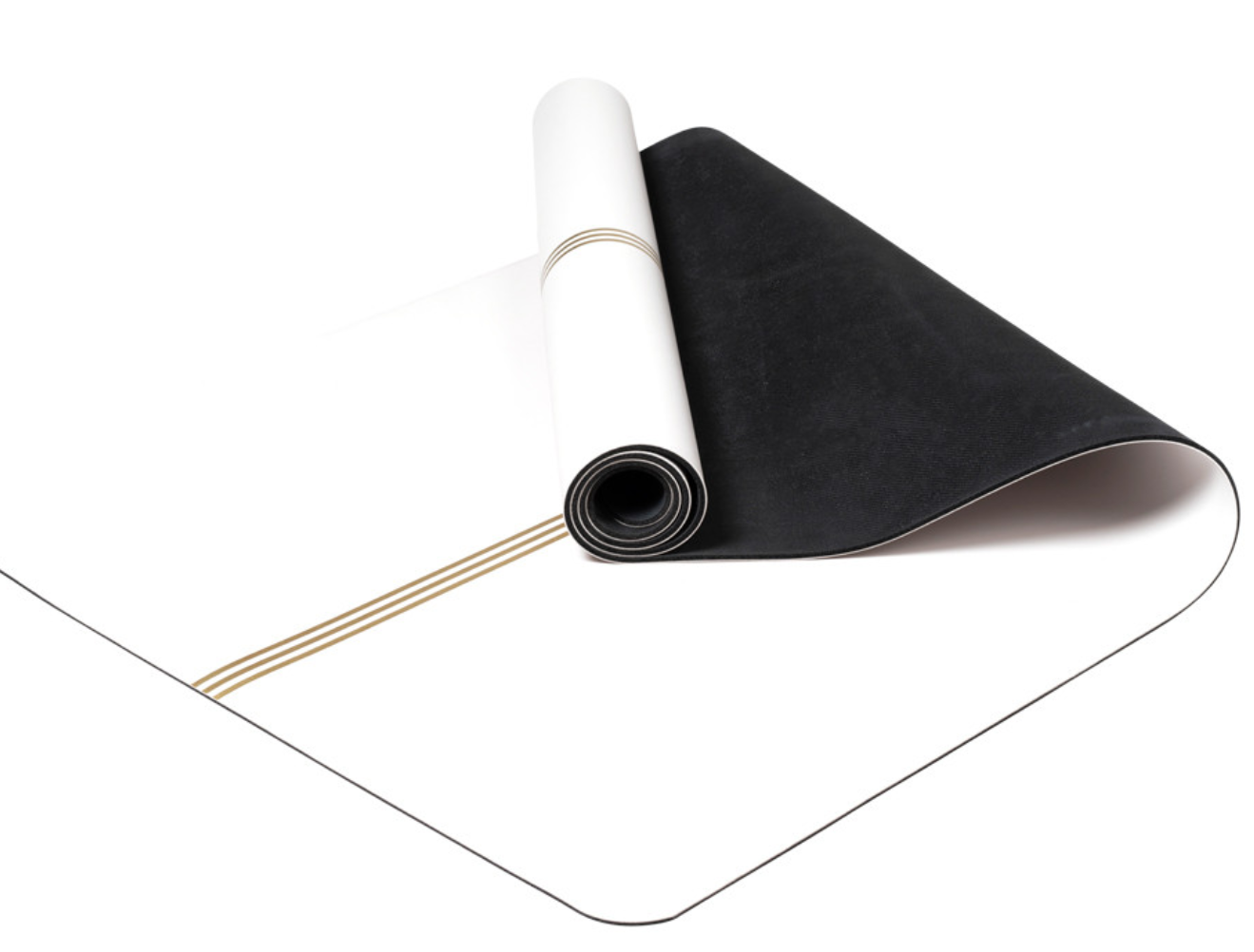 le tapis de yoga Shiva Moon Blanc par Chin Mudra