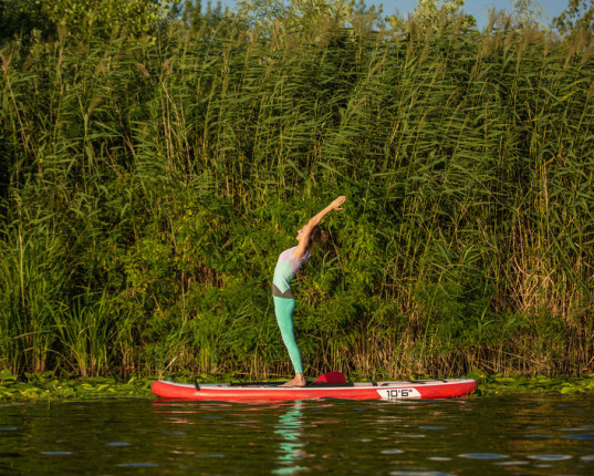Paddle Yoga ou les asanas sur l'eau