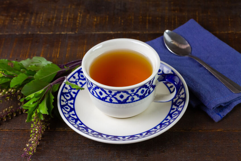 tulsi (basilic sacré) tulsi (basilic sacré) pour manger comme un yogi