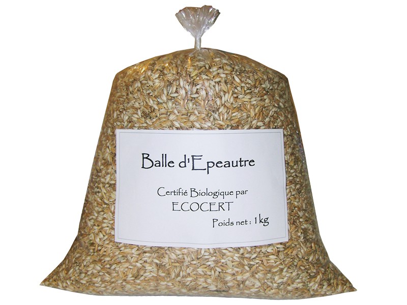 Item Balle d'épeautre certifié Biologique - 1kg Balle d'épeautre
