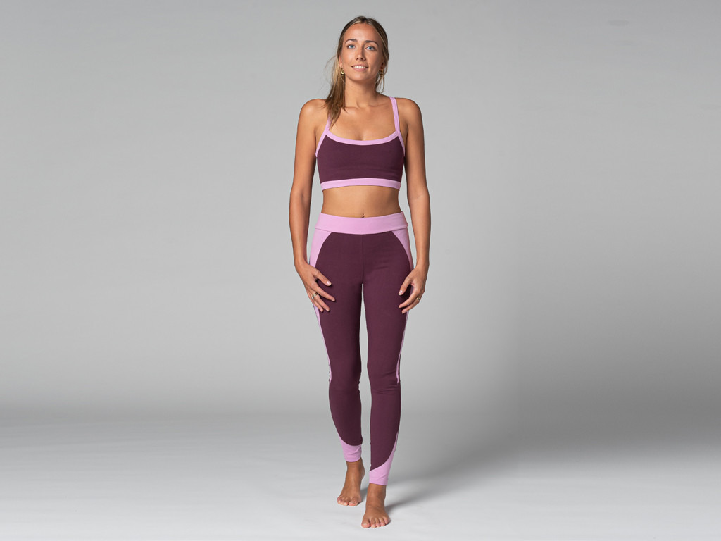 Brassière de yoga Bi-colore - Bio