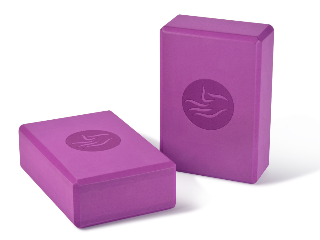Item Brique de yoga - 23 x 15 x 7.6 cm Prune