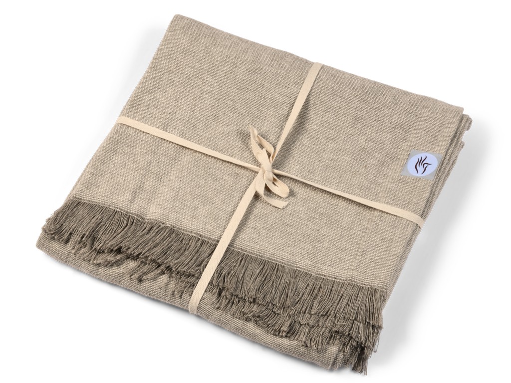 Item Couverture de méditation en Chanvre naturel Bio Chanvre naturel