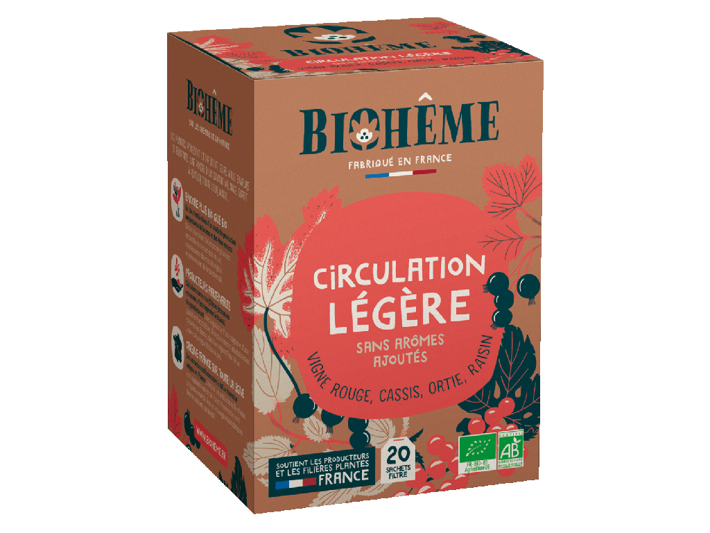 Item Infusion Circulation légère 20 Infusettes Végétales