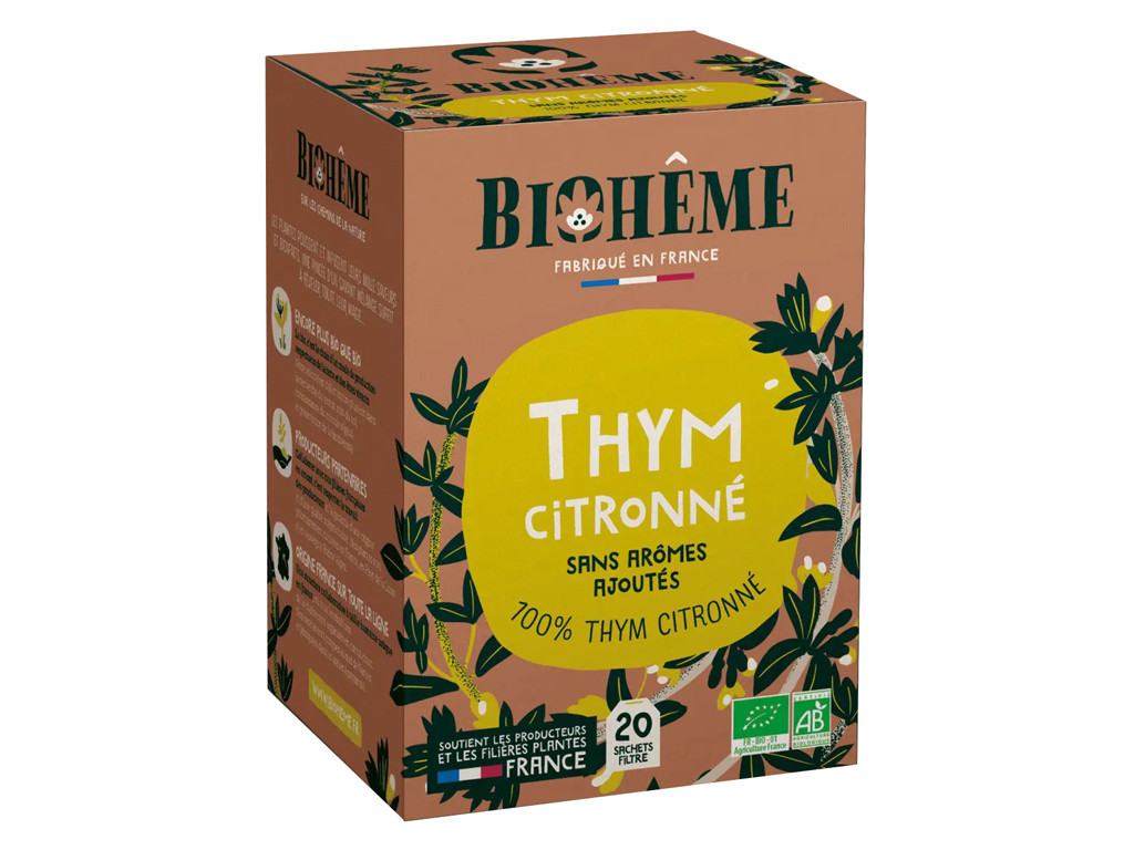 Item Infusion Thym citronné 20 Infusettes Végétales