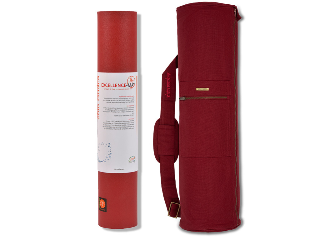Item Kit Excellence Mat 4.5mm et Sac Bordeaux