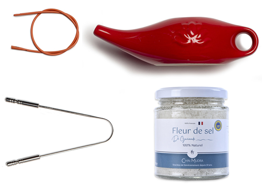 Item Kit Lota Jala Neti complet Porcelaine Red Chili Pepper 250 ml