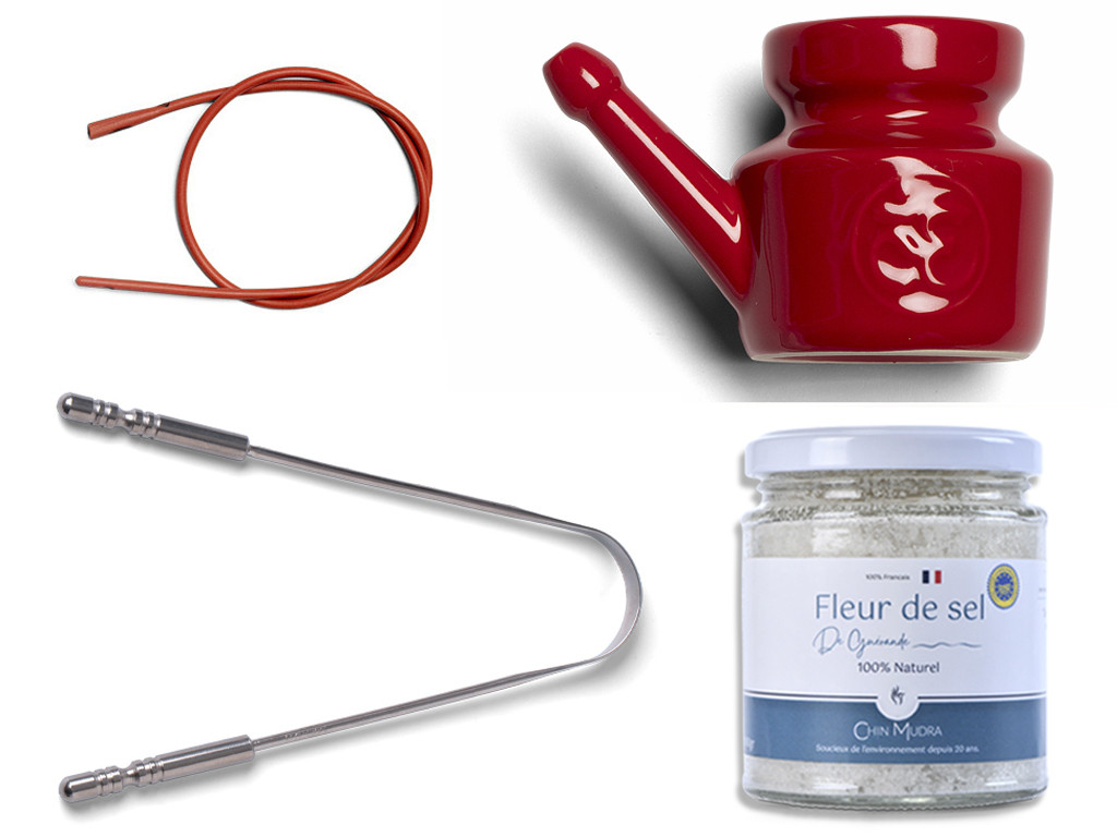 Item Kit Lota Jala Neti complet Porcelaine Red Chili Pepper 400 ml