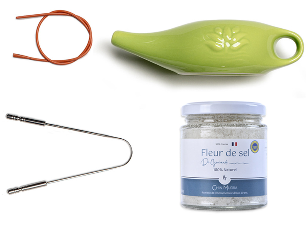 Item Kit Lota Jala Neti complet Porcelaine Vert Amande 250 ml