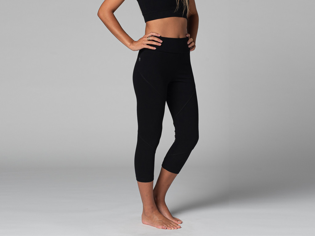 Item Pantalon de yoga Corsaire - Bio Noir