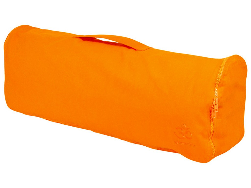 Item Schicke und coole Yogamattentasche aus 100 % Bio-Baumwolle, 70 cm x 17 cm Oranger Safran