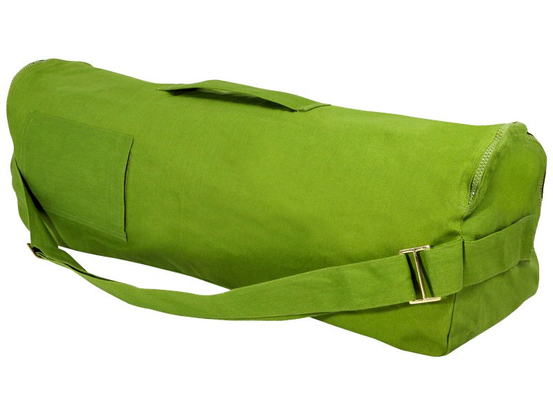 Item Schicke und stylische Yogamattentasche aus 100 % Bio-Baumwolle, 80 cm x 17 cm Grün