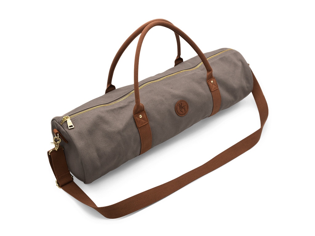 Item Sac à tapis de yoga Navy Bag - Coton Taupe 70cm x 20 cm