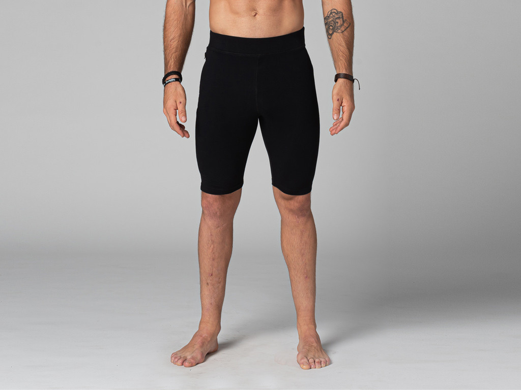 Item Short Homme Style Cycliste - Coton Bio Noir