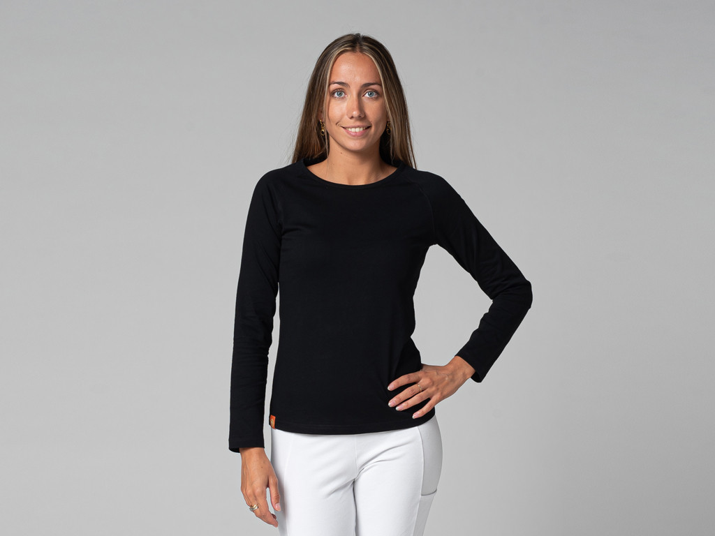 Item T-Shirt Tara M/L Ras du cou Bio Noir