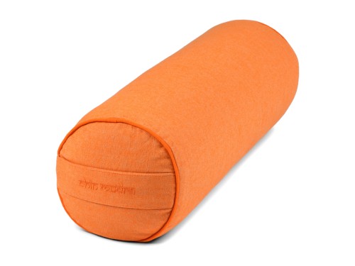 Bolster de yoga Cylindrique en Chambray de coton biologique - Épeautre