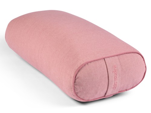 Bolster de yoga Ovale en Chambray de coton biologique - Épeautre