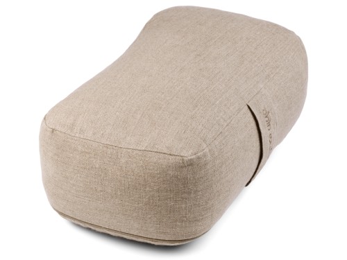 Coussin de voyage rectangulaire en Chanvre naturel Bio