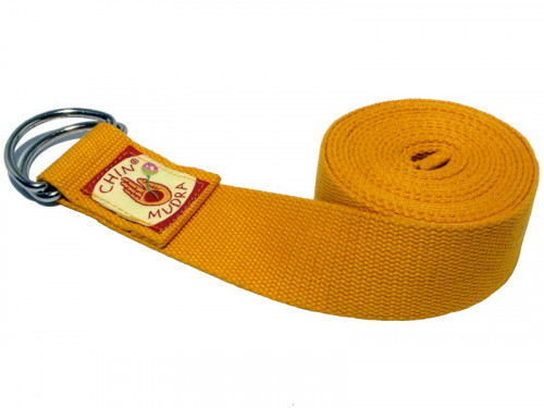 Sangle de yoga 100% coton Bio boucle 1/2 lune