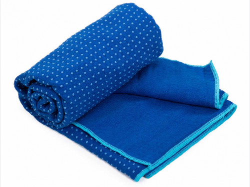 Serviette de Yoga anti-dérapante bicolore - 183cmx 61cm