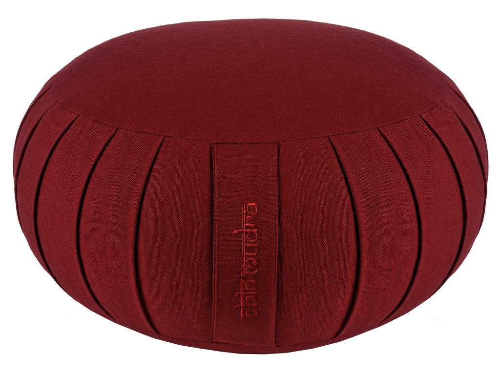 Item Zafu Confort 100% coton Bio - Epeautre Bordeaux
