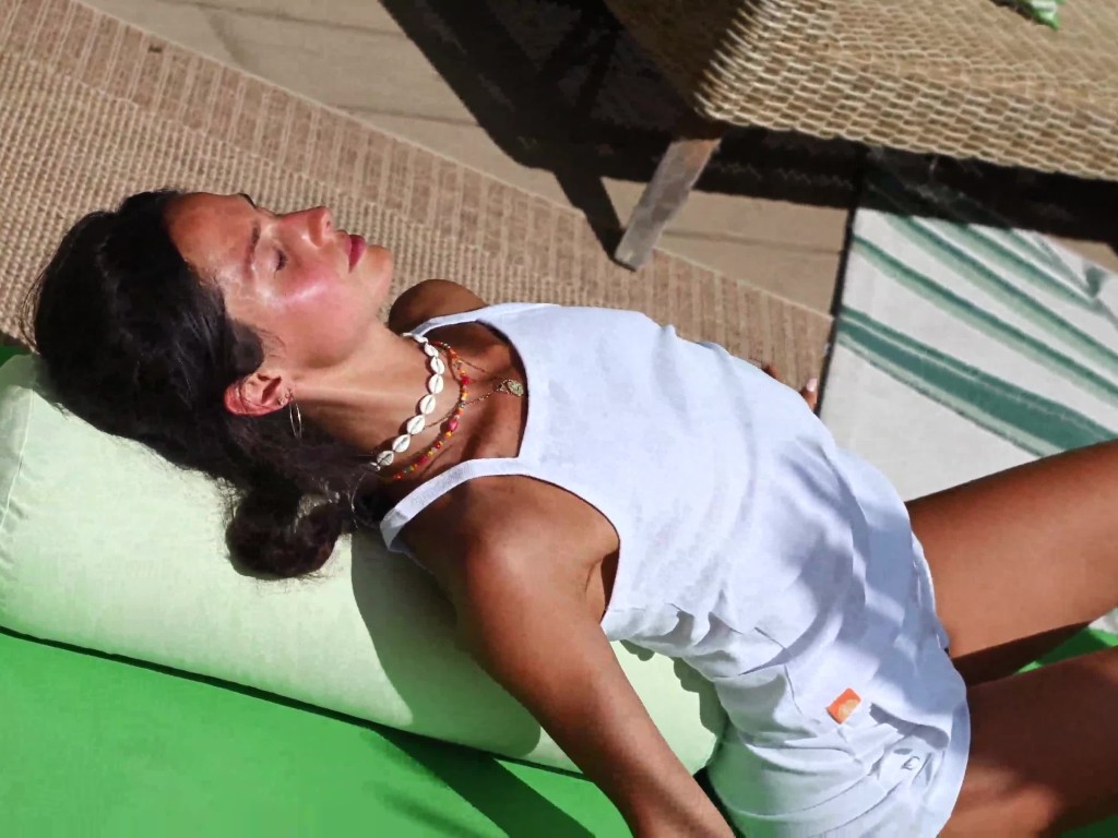 Bolster de yoga 100 % coton Bio 65cm x 21cm KAPOK